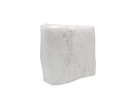 10 kg Würfel Putzlappen Kattun weiß