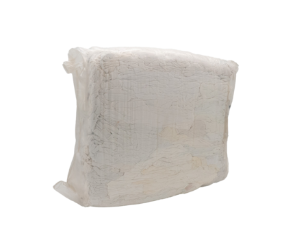 25 kg Würfeln Putzlappen Trikot weiss 1. Qualität (TWI )